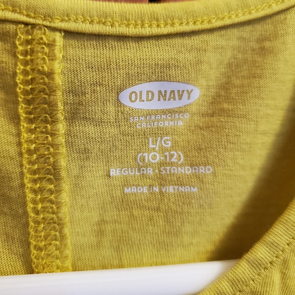 Old Navy bright yellow